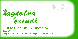 magdolna heindl business card